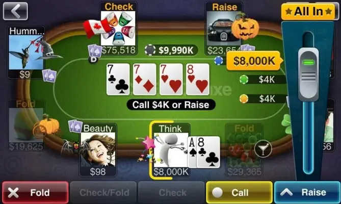 Texas HoldEm Poker Deluxe android App screenshot 2